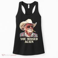 You Missed Again Trump Women's Tank Top thumb 0