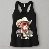 You Missed Again Trump Women's Tank Top thumb 3