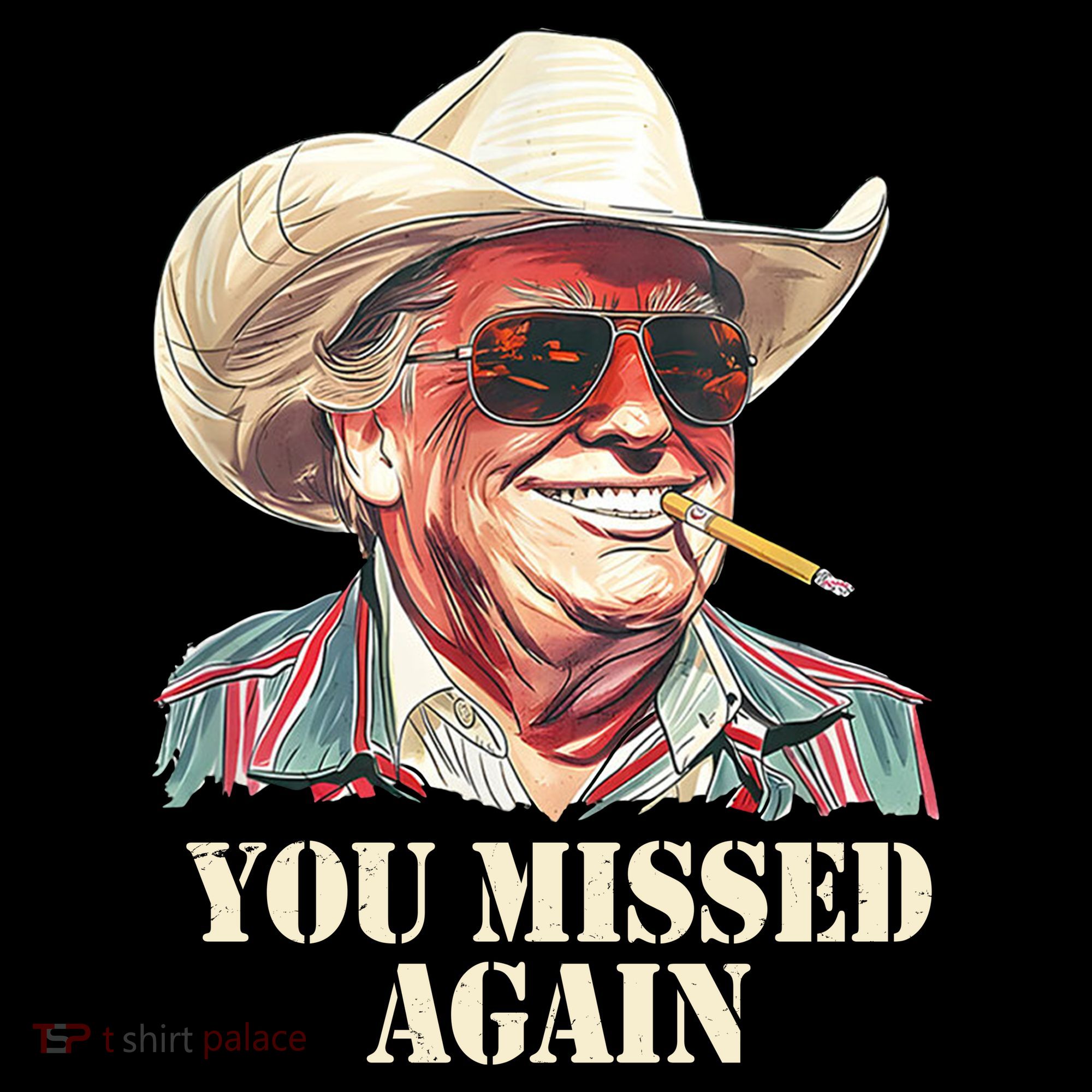 You Missed Again Trump Baby Bodysuit