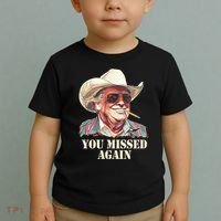 You Missed Again Trump Toddler T-Shirt thumb 2