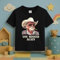 You Missed Again Trump Toddler T-Shirt thumb 3