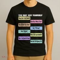 You May Ask Yourself Classic 80S Pop Music T-Shirt thumb 3