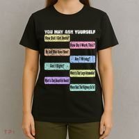 You May Ask Yourself Classic 80S Pop Music T-Shirt thumb 4