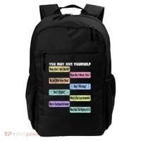 You May Ask Yourself Classic 80S Pop Music Backpack thumb 0