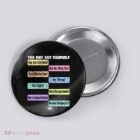 You May Ask Yourself Classic 80S Pop Music Button thumb 0