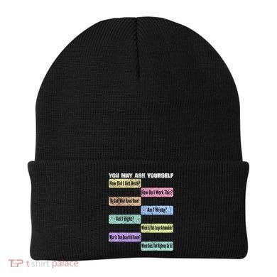 You May Ask Yourself Classic 80S Pop Music Beanie