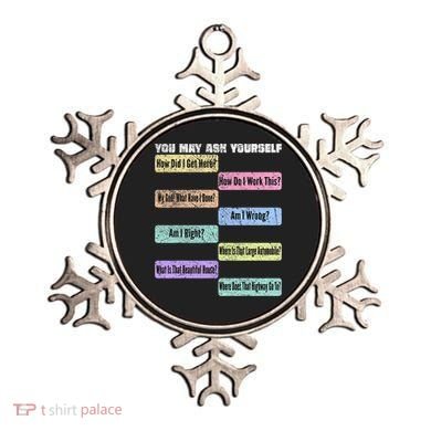 You May Ask Yourself Classic 80S Pop Music Ornament