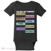 You May Ask Yourself Classic 80S Pop Music Baby Bodysuit thumb 0