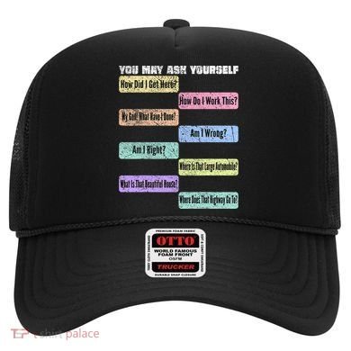 You May Ask Yourself Classic 80S Pop Music Hat