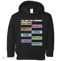 You May Ask Yourself Classic 80S Pop Music Toddler Hoodie thumb 0