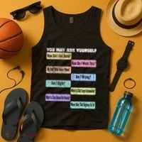 You May Ask Yourself Classic 80S Pop Music Tank Top thumb 4