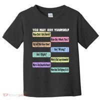 You May Ask Yourself Classic 80S Pop Music Toddler T-Shirt thumb 0