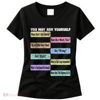 You May Ask Yourself Classic 80S Pop Music Women's T-Shirt thumb 0