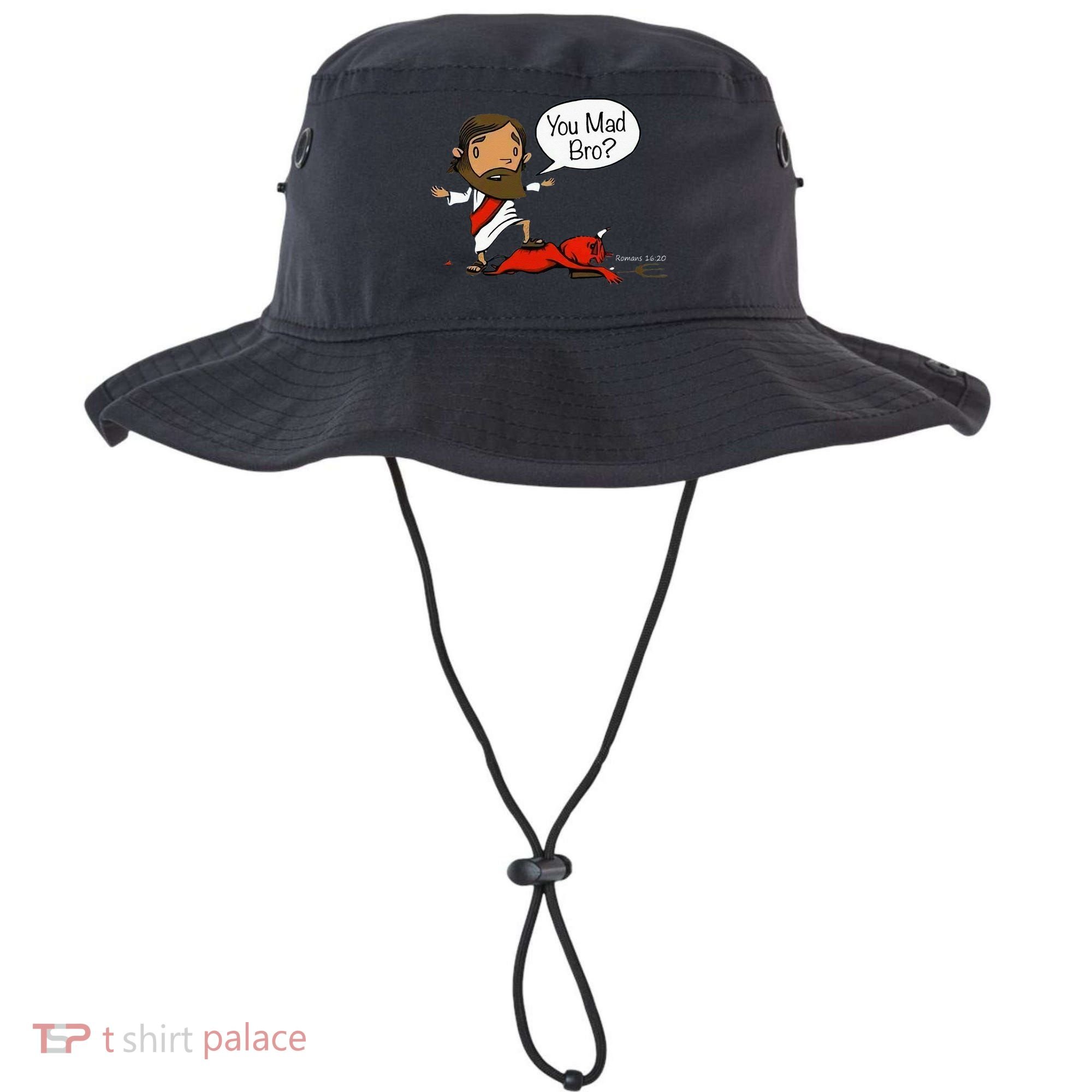 You Mad Bro Funny Jesus Bucket Hat