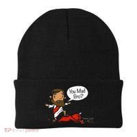You Mad Bro Funny Jesus Beanie thumb 0