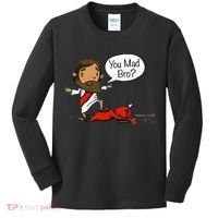 You Mad Bro Funny Jesus Kids Long Sleeve Shirt thumb 0