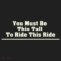 You Must Be This Tall To Ride This Ride Funny Tall Beanie thumb 2