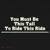 You Must Be This Tall To Ride This Ride Funny Tall Women's Hoodie thumb 2