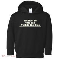 You Must Be This Tall To Ride This Ride Funny Tall Toddler Hoodie thumb 0
