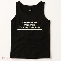 You Must Be This Tall To Ride This Ride Funny Tall Tank Top thumb 2