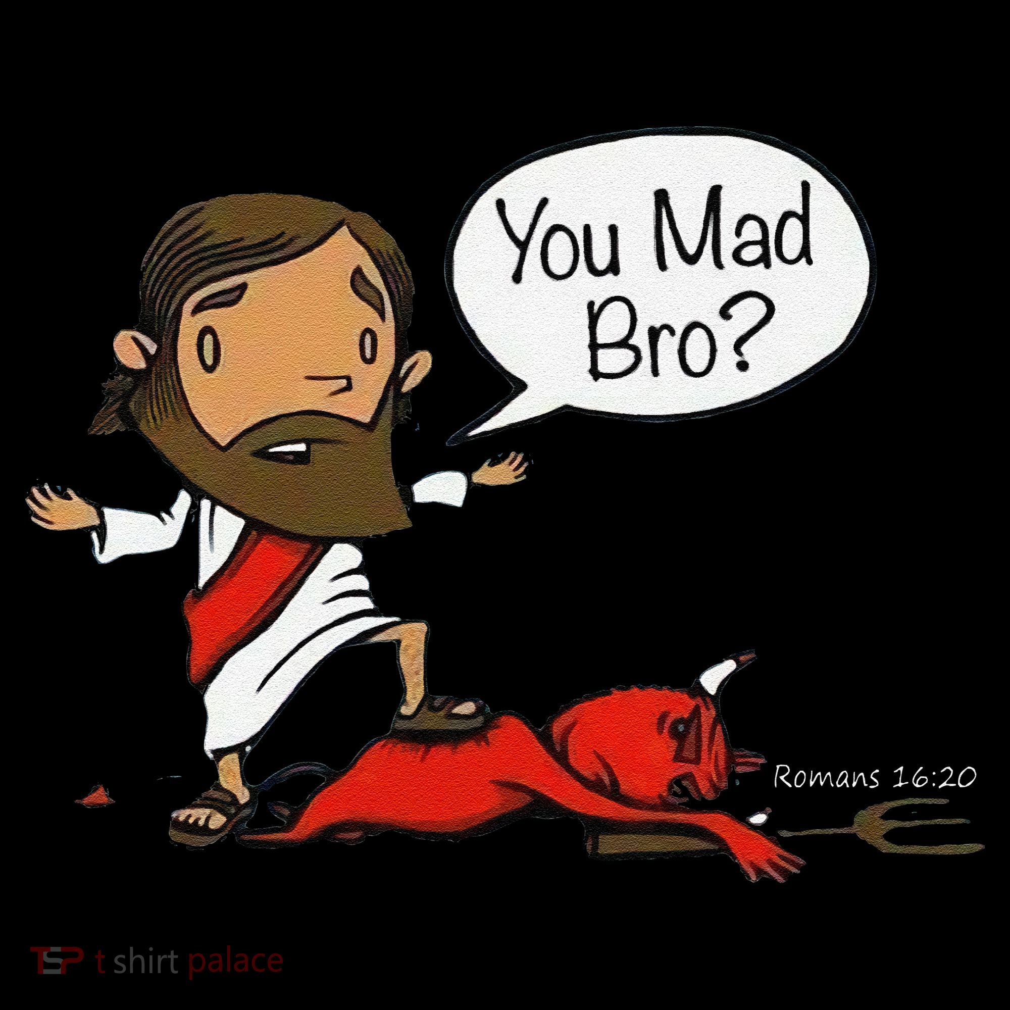 You Mad Bro Funny Jesus Women's Hoodie
