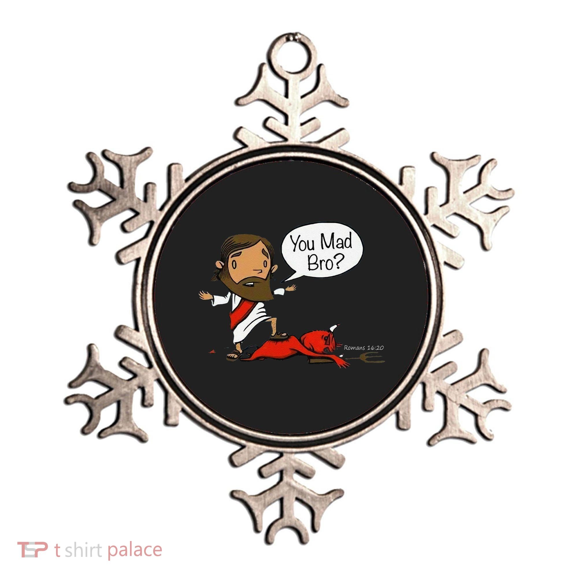 You Mad Bro Funny Jesus Ornament