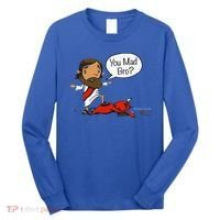 You Mad Bro Funny Jesus Long Sleeve Shirt thumb 0