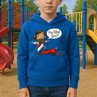 You Mad Bro Funny Jesus Kids Hoodie thumb 2
