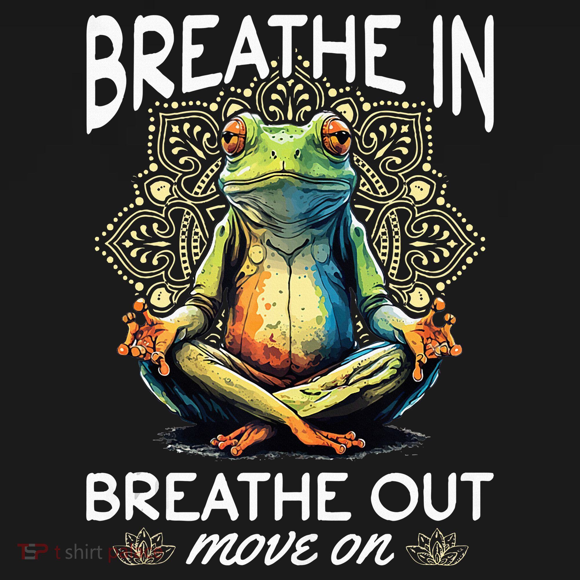 Yoga Meditation Breathe In Breathe Out Move On Women's Hoodie