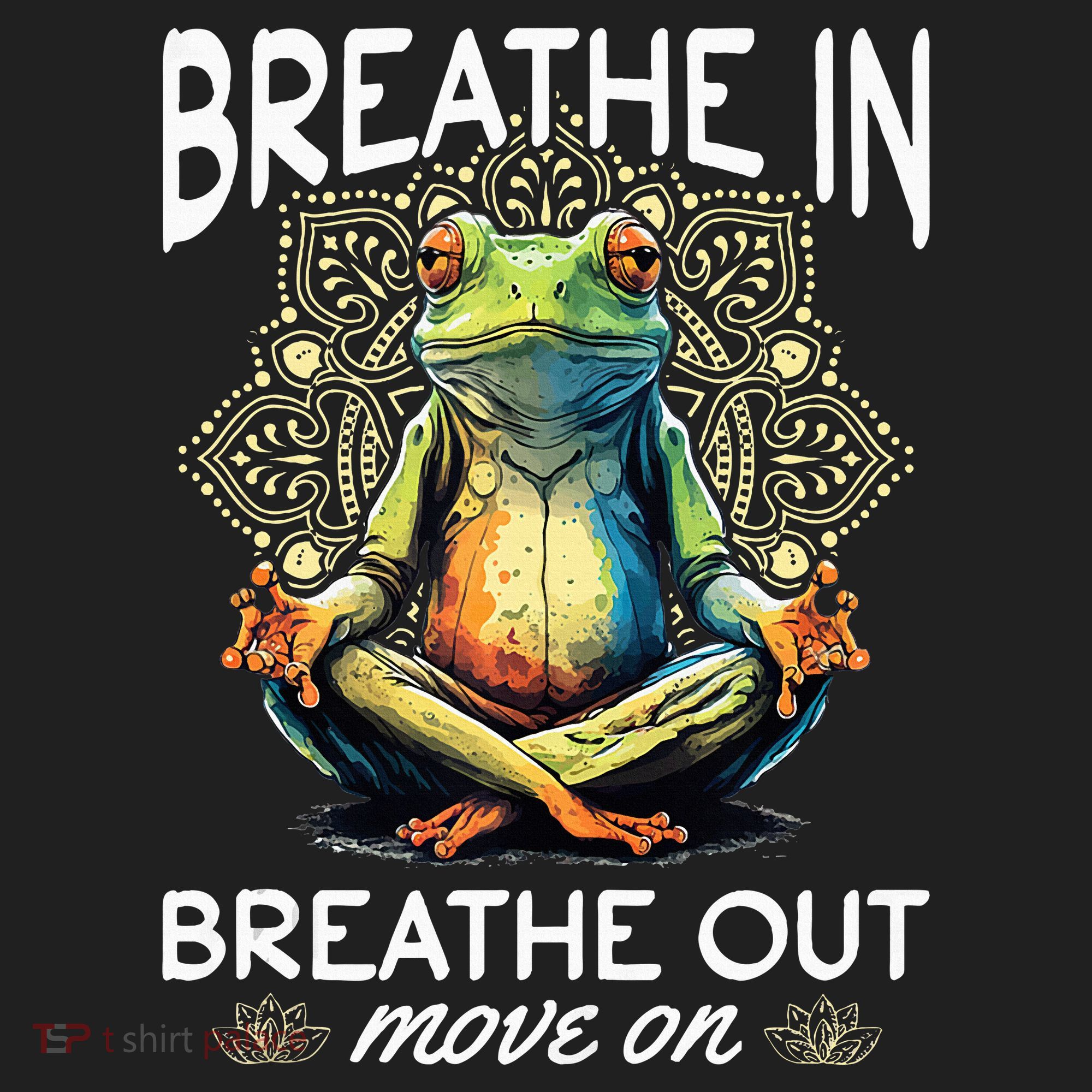 Yoga Meditation Breathe In Breathe Out Move On Hat
