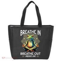 Yoga Meditation Breathe In Breathe Out Move On Tote Bag thumb 0