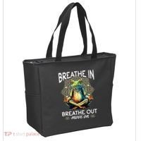 Yoga Meditation Breathe In Breathe Out Move On Tote Bag thumb 2
