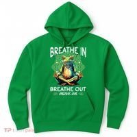 Yoga Meditation Breathe In Breathe Out Move On Hoodie thumb 0