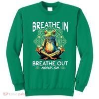 Yoga Meditation Breathe In Breathe Out Move On Sweatshirt thumb 0