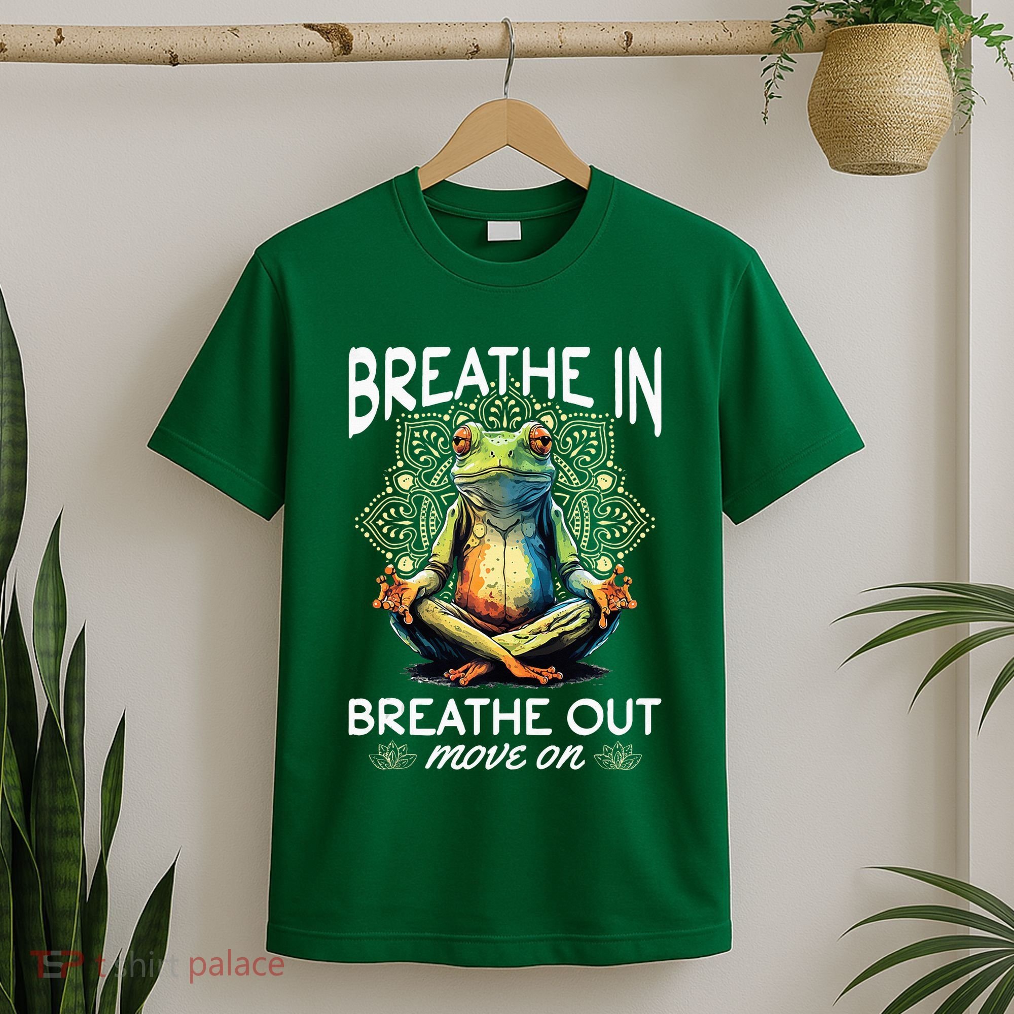 Yoga Meditation Breathe In Breathe Out Move On T-Shirt