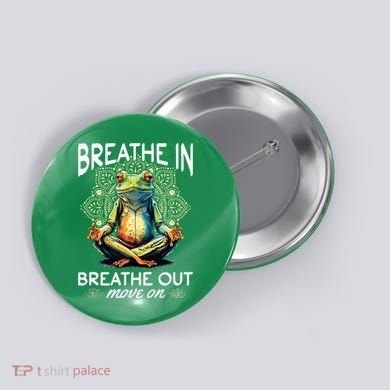 Yoga Meditation Breathe In Breathe Out Move On Button