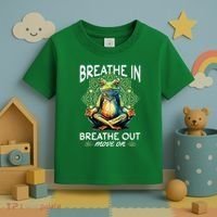 Yoga Meditation Breathe In Breathe Out Move On Toddler T-Shirt thumb 3