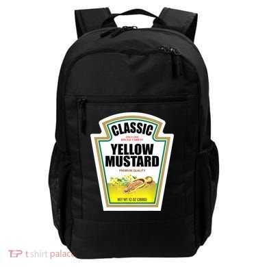 Yellow Mustard Condiment Group Halloween Costume Backpack