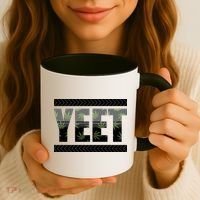 Yeet Meme Cannabis Leaf Pattern Coffee Mug thumb 3