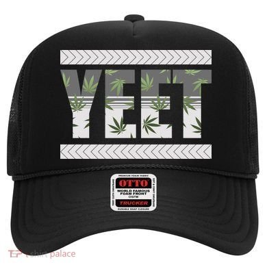 Yeet Meme Cannabis Leaf Pattern Hat