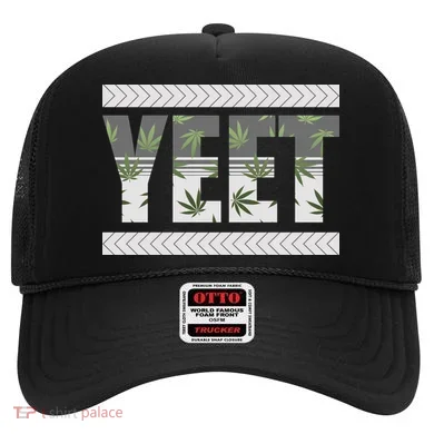 Yeet Meme Cannabis Leaf Pattern Hat