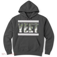 Yeet Meme Cannabis Leaf Pattern Hoodie thumb 0