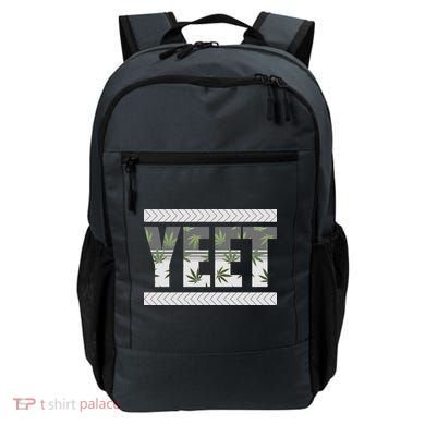 Yeet Meme Cannabis Leaf Pattern Backpack