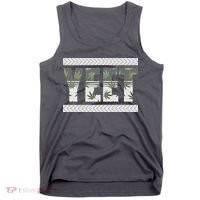 Yeet Meme Cannabis Leaf Pattern Tank Top thumb 0