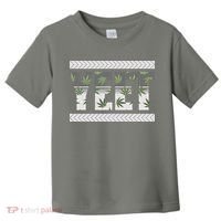 Yeet Meme Cannabis Leaf Pattern Toddler T-Shirt thumb 0