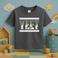 Yeet Meme Cannabis Leaf Pattern Toddler T-Shirt thumb 3