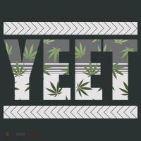 Yeet Meme Cannabis Leaf Pattern Toddler T-Shirt thumb 4