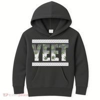 Yeet Meme Cannabis Leaf Pattern Kids Hoodie thumb 0