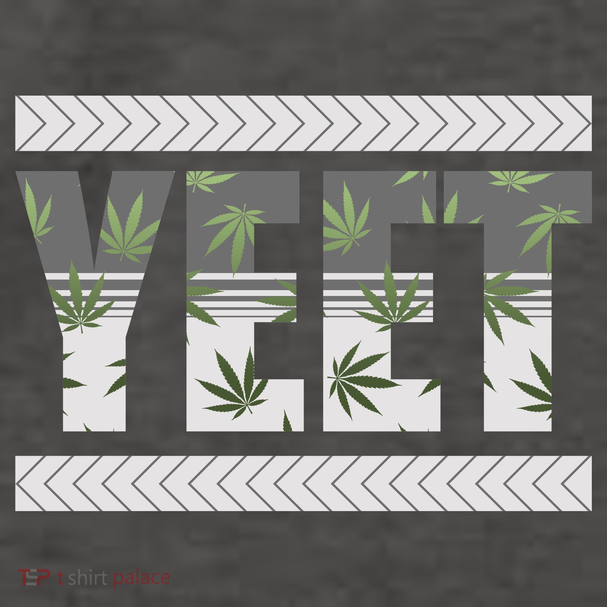 Yeet Meme Cannabis Leaf Pattern Vector Backpack