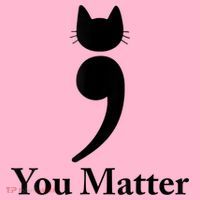 You Matter Cat Suicide Prevention Awareness Be Strong Coaster thumb 2